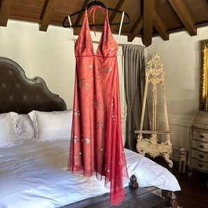 BCBG MaxAzria Mesh Dress with Grommets. Size 2. Never Worn.